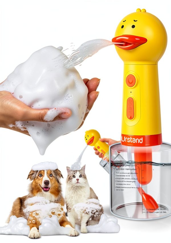 Urstand Electric Dog Shampoo Foamer IPX7 Waterproof Pet Bath-0