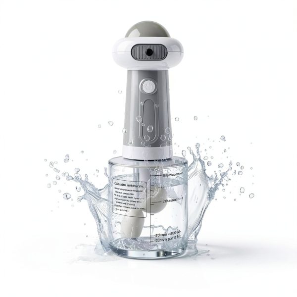 SpuotFan Electric Foaming Shampoo Dispenser UFO Pet Bath-4