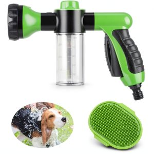 Weewooday Pet Bath Brush Foamer Adjustable Dog Grooming-0