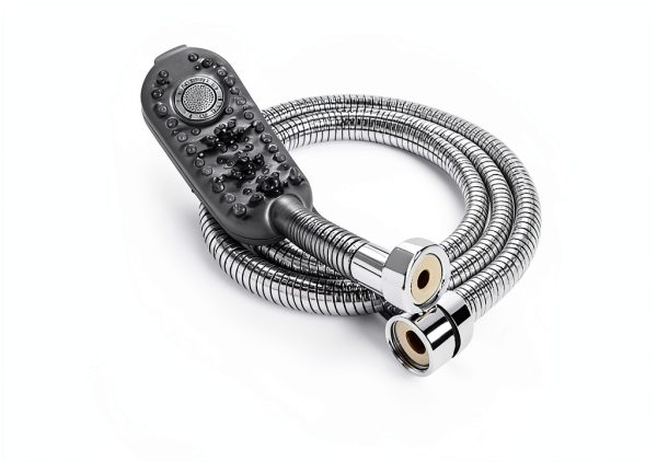 Pallaris Dog Shower Wand Rust Proof Unfinished Black-2