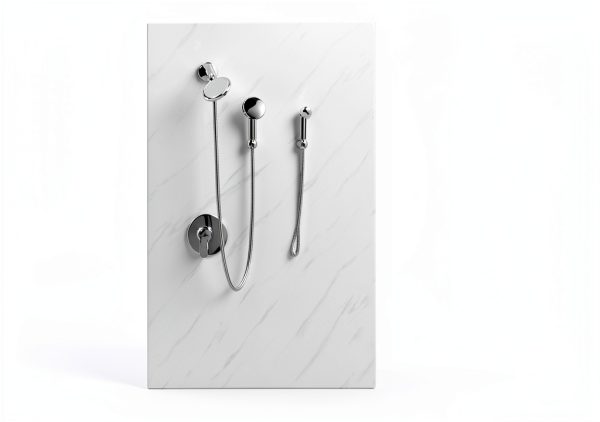 Sumerain Pet Shower Sprayer Chrome Brass Wall Mount Dog Bath-1