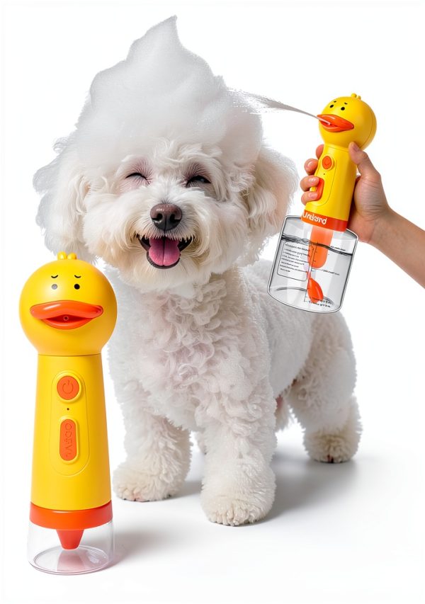 Urstand Electric Dog Shampoo Foamer IPX7 Waterproof Pet Bath-3