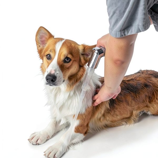 Sumerain Pet Shower Sprayer Chrome Brass Wall Mount Dog Bath-2