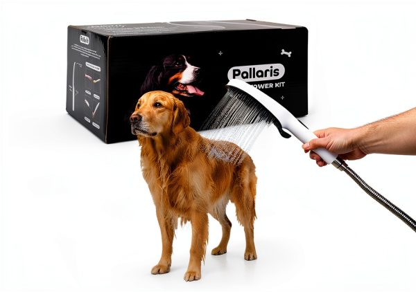 Pallaris Dog Shower Wand Rust Proof Unfinished Black-0
